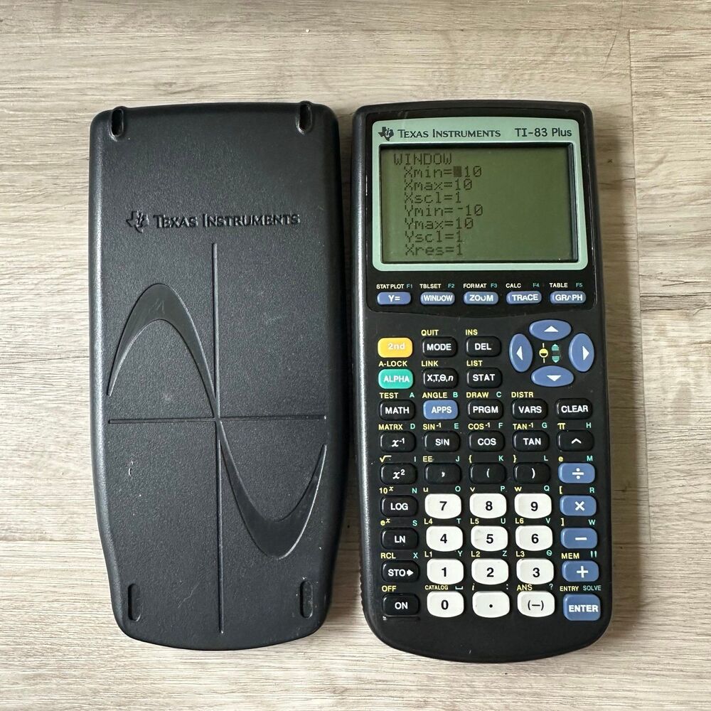 Texas Instruments TI-83 Plus Graphing Calculator Tested Works
